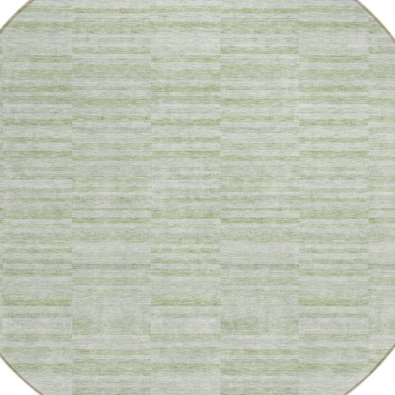 HomeRoots Striped Transitional Rectangle Outdoor Rug