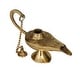 preview thumbnail 3 of 12, Gold Brass Eclectic Aladdin Lamp