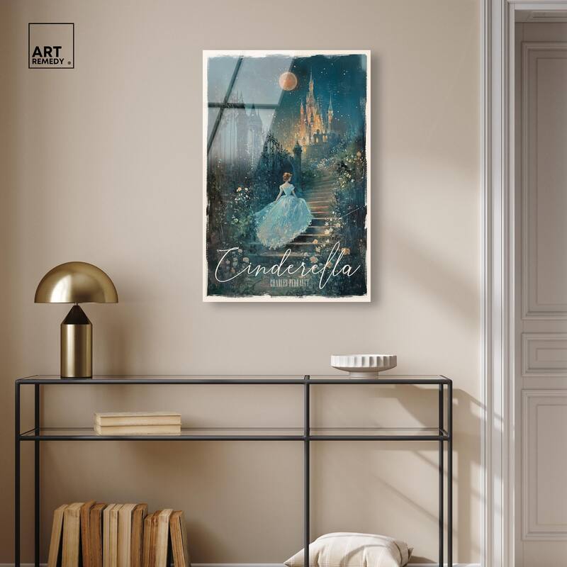 Classic Cinderella Acrylic by Art Remedy, Ready to Hang