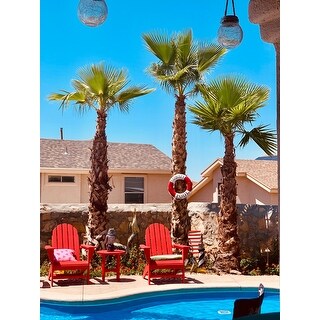 POLYWOOD® Vineyard 3-Piece Outdoor Adirondack Chair Set with Table