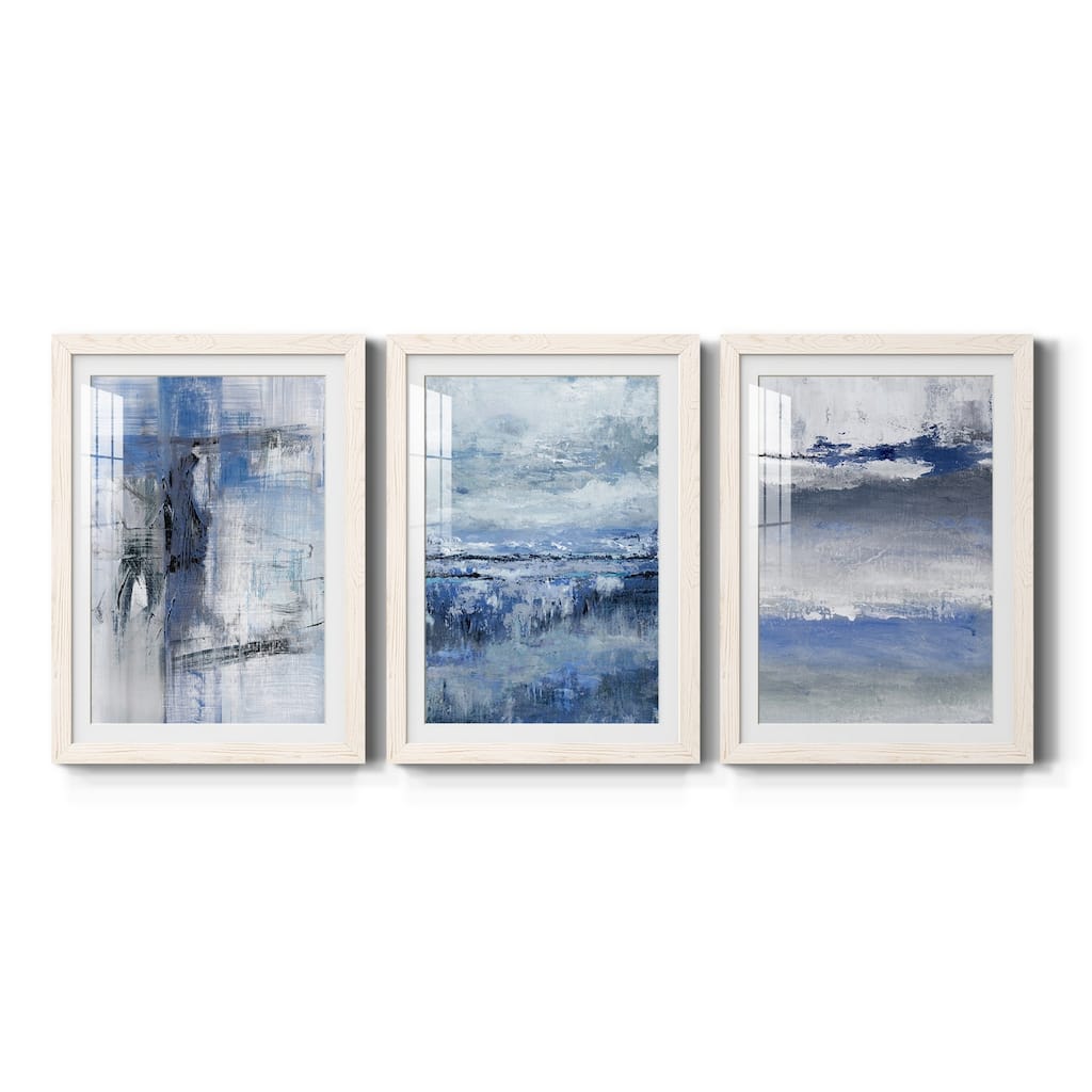 Soft Solace Indigo-Premium Framed Print - Ready to Hang