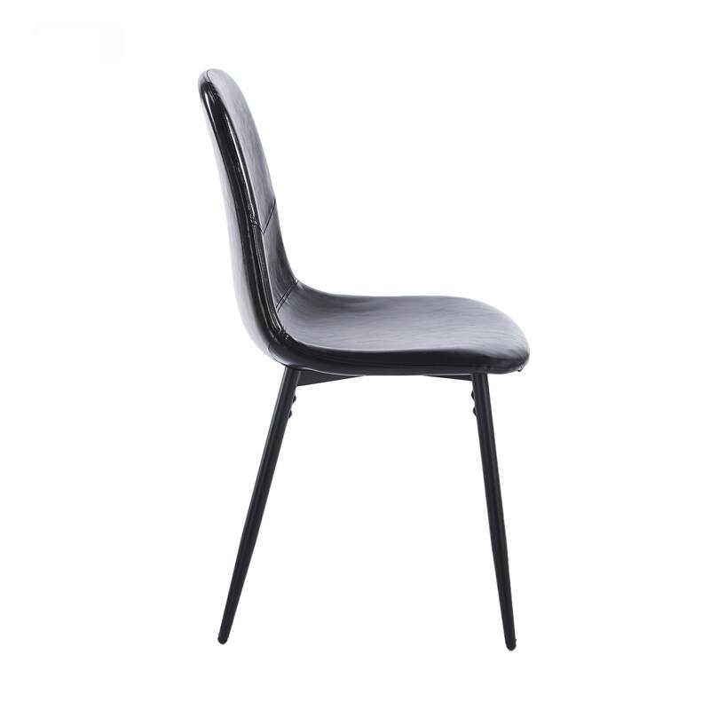 Set of 4 PVC Dining Chairs