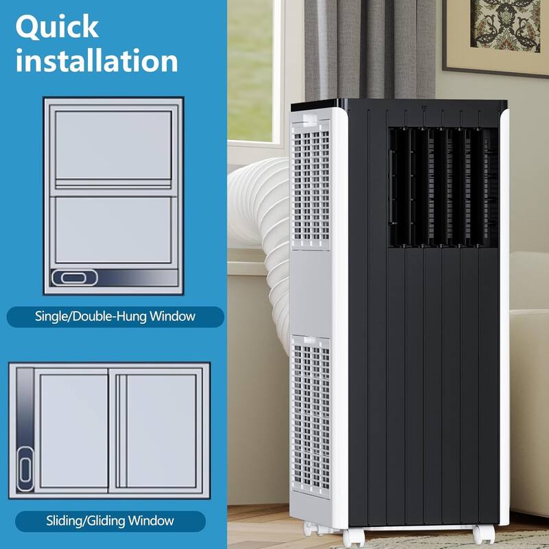 8000 Btu Portable Air Conditioner, with Remote Control
