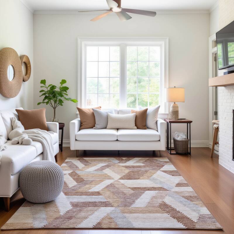 Premium Washable Super Soft Modern Cali Mayfield Rug