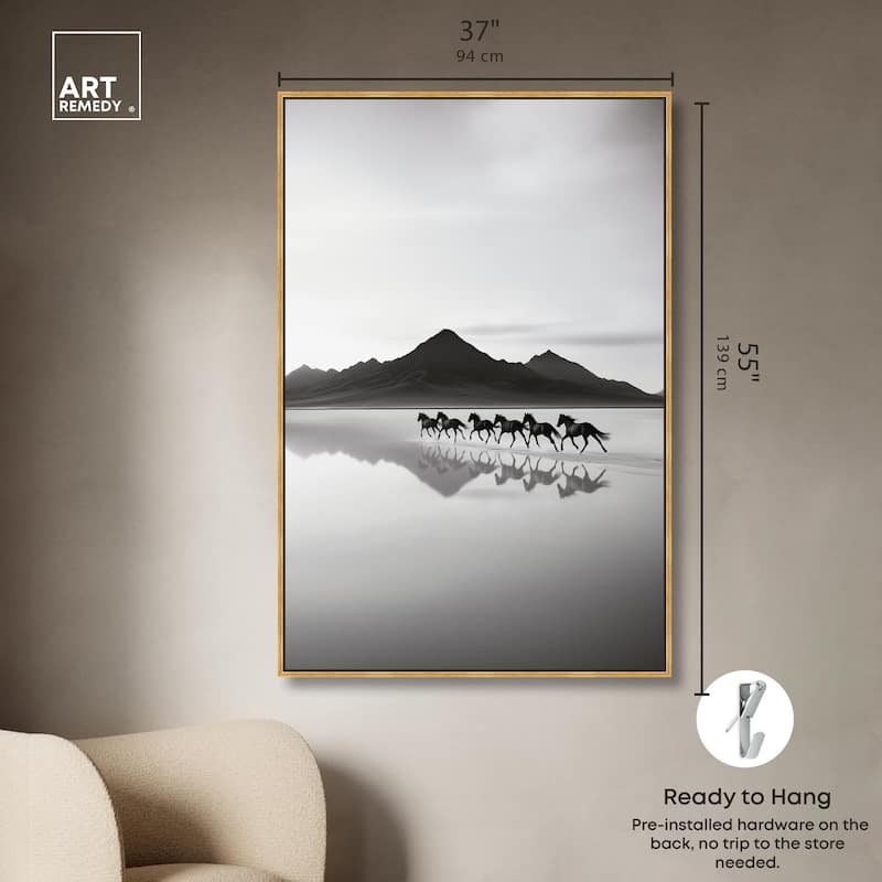 Run of Freedom I Canvas by Art Remedy