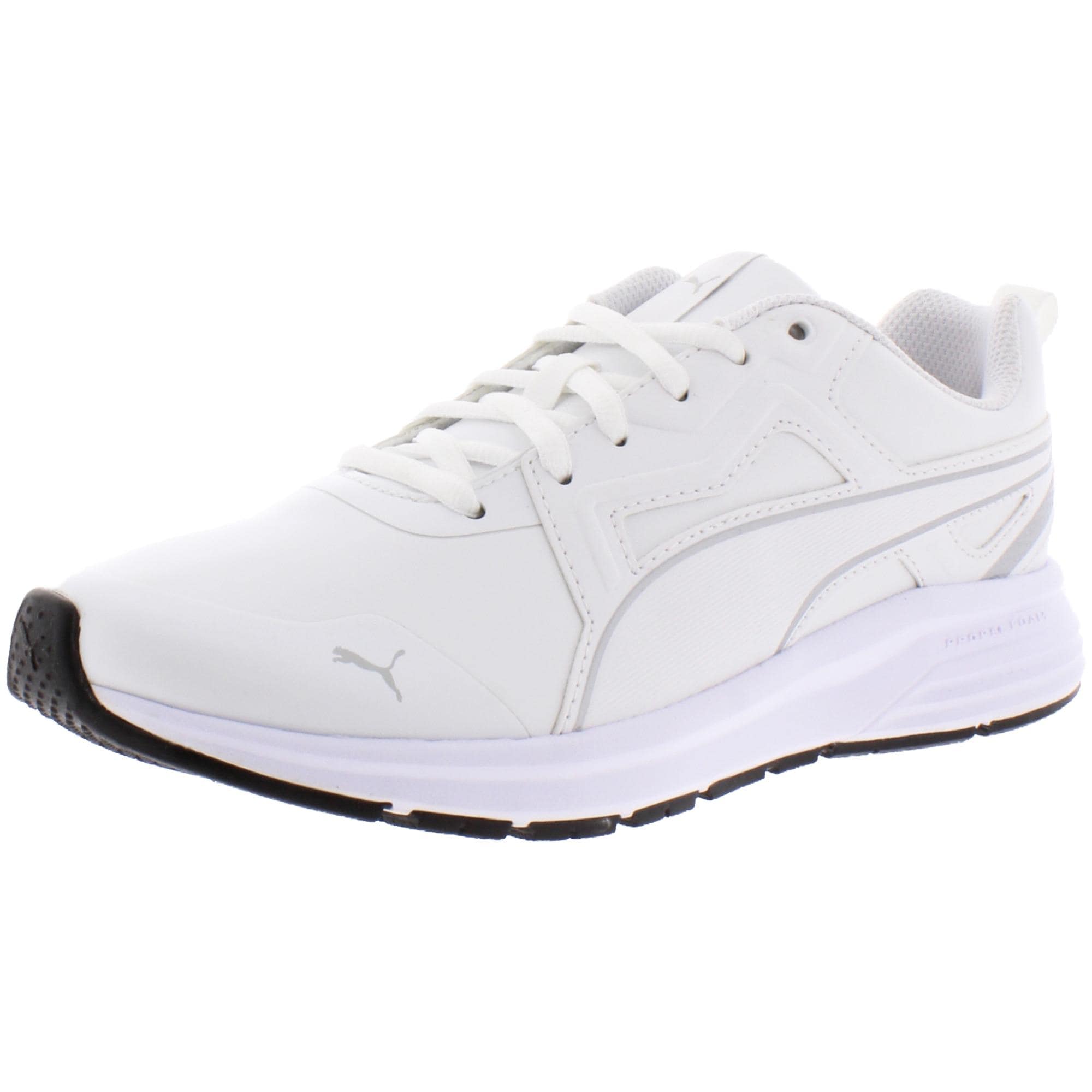 puma leather sports shoes