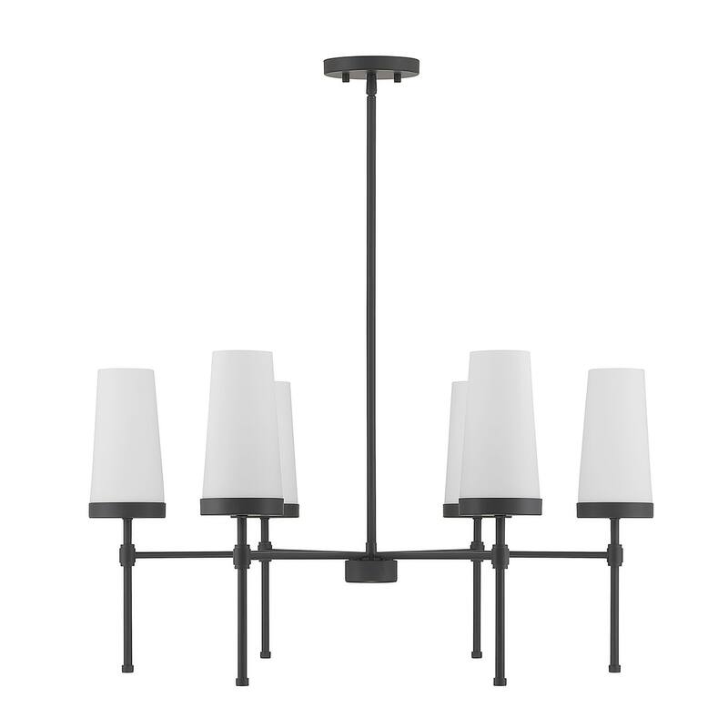 Savoy House 1-2802-6 Haynes 6 Light 30" Wide Chandelier