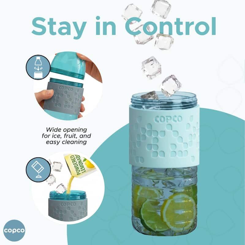 Copco Hydra Tritan Water Bottle Set of 2 BPA Free
