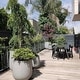 preview thumbnail 8 of 28, DreamPatio La Mirada 1-piece Fiberstone Tapered Planter for Indoor/Outdoor