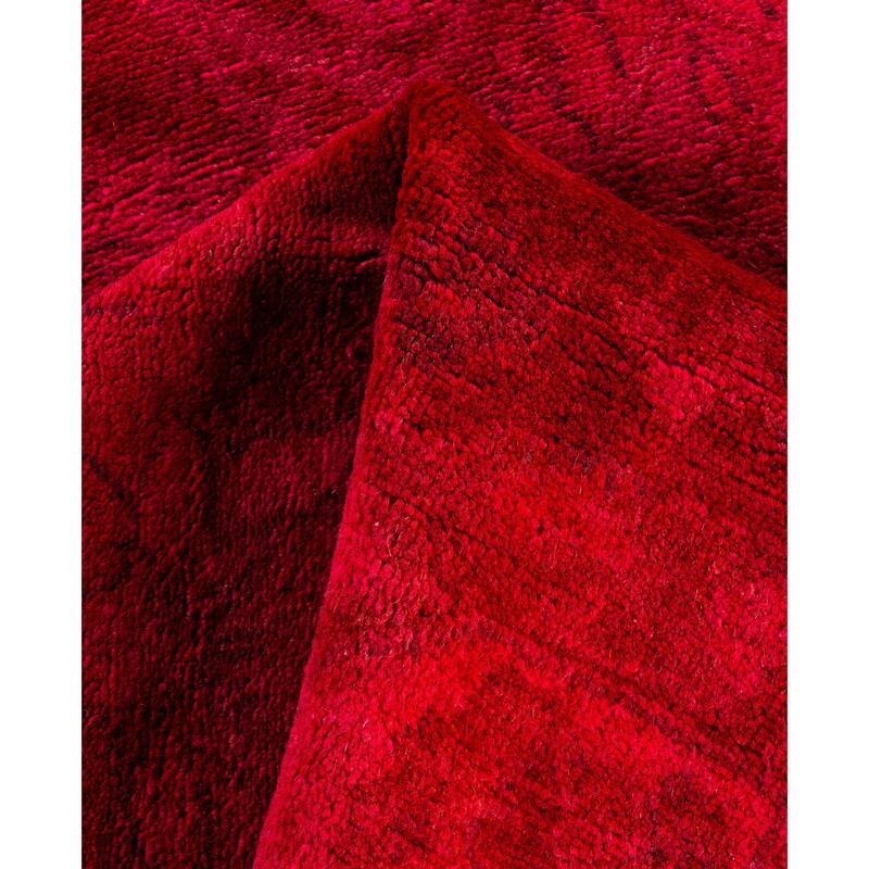 Overdyed One-of-a-Kind Hand-Knotted Area Rug - Pink - 3' 1" x 5' 6"