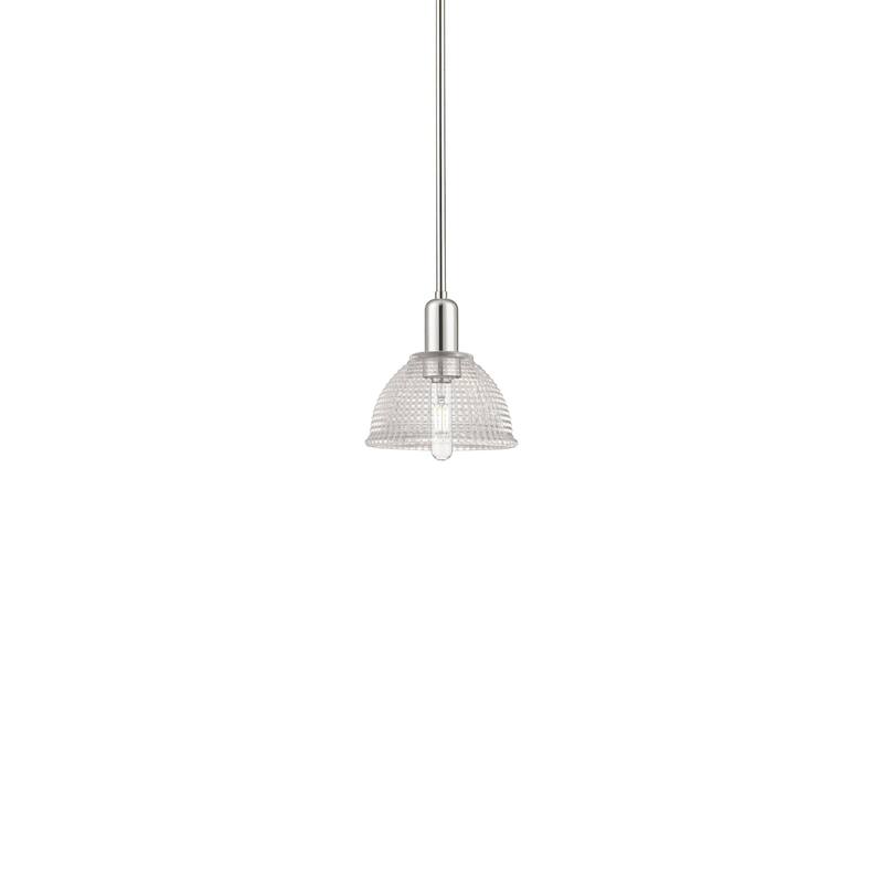 Innovations Lighting 716-1S-9-8 Arietta Pendant Arietta 8" Wide Mini - Polished Nickel / Clear