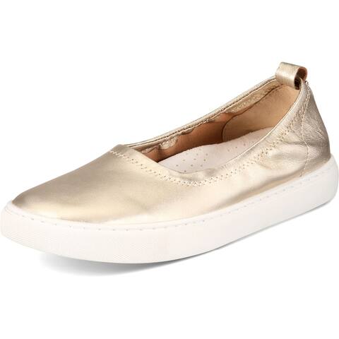 Kenneth Cole New York Womens Kam Ballet Flats Leather Slip On
