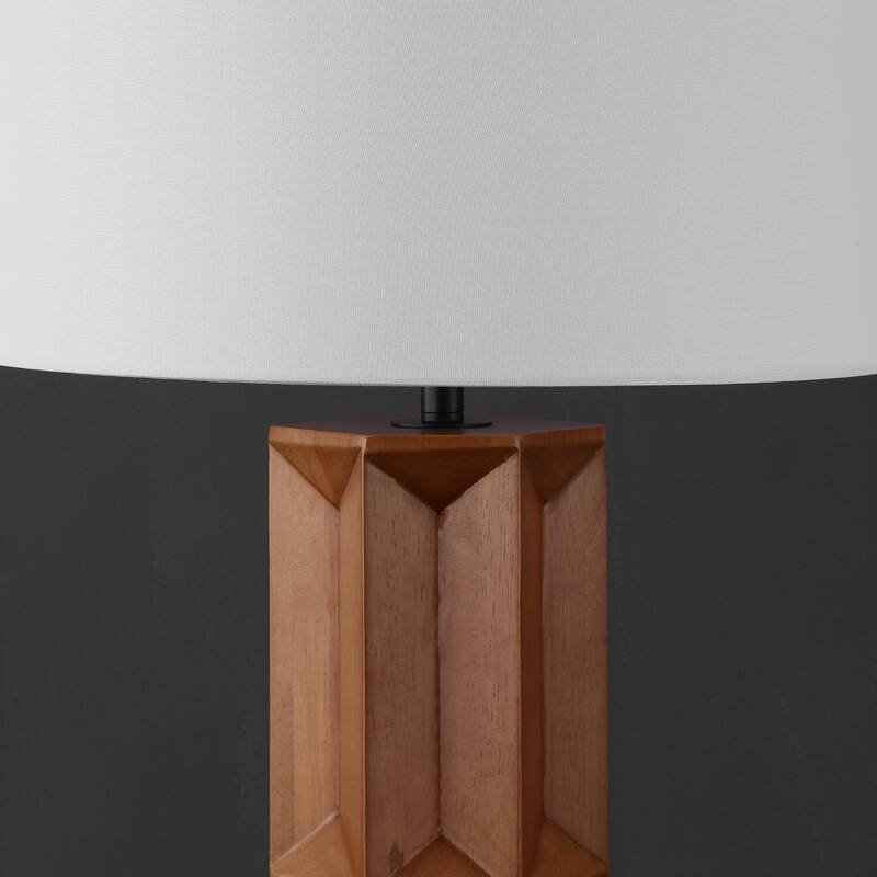SAFAVIEH Couture Ferdinand Wood Table Lamp - 16"W x 16"D x 29"H