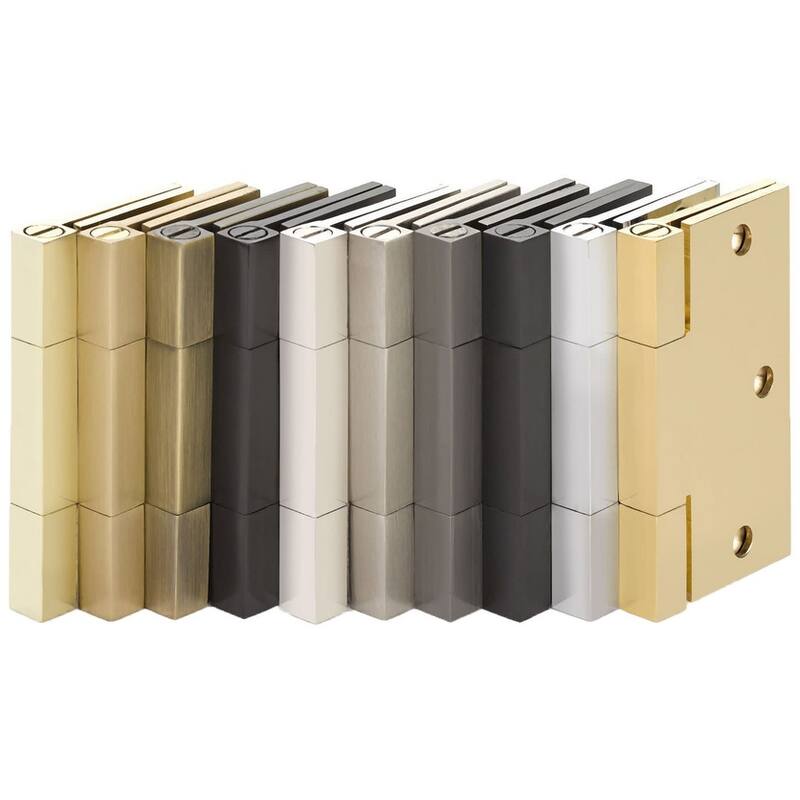 Emtek 4" x 4" Solid Brass Heavy Duty Square Corner Plain Bearing Door