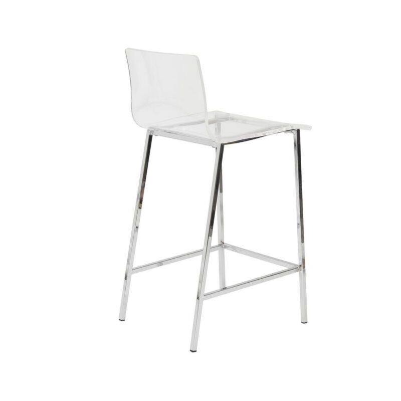 Sasha Clear Arylic Transparent seat Modern Stool Lucite Stool (set of 5)