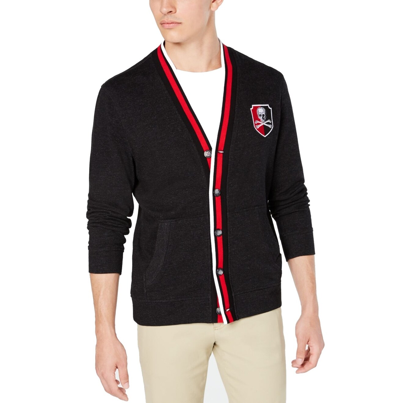 men's varsity cardigan