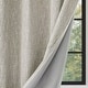 preview thumbnail 79 of 90, Linen Texture 100% Blackout Grommet Curtain Pair(2 panels)