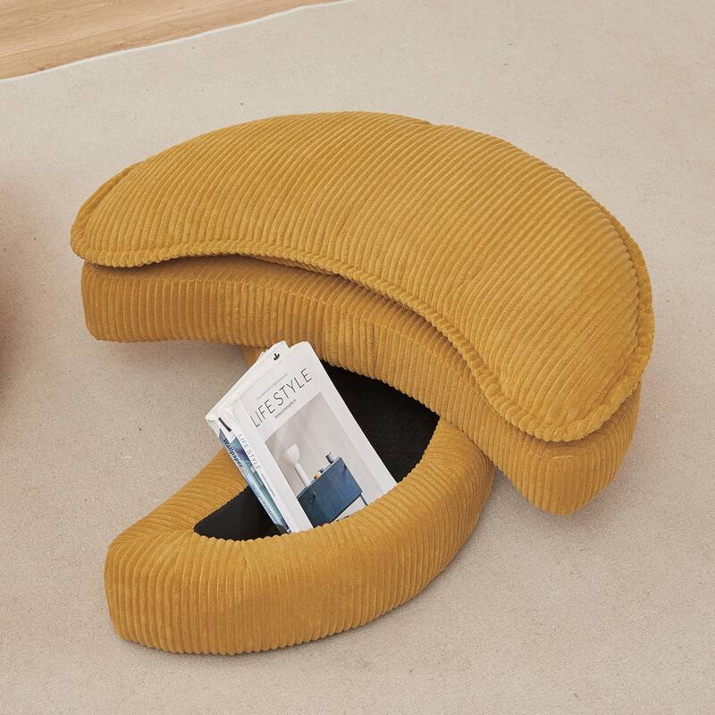 52" Cuddle Sofa Chair with Ottoman for Comfort