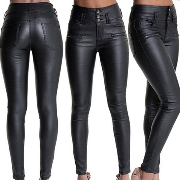 leather tight pants