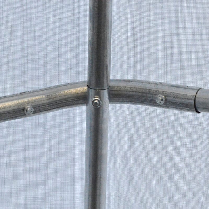 Outsunny 8' L x 6' W Heavy Duty Outdoor Carport Awning/Canopy with Weather-Fighting Material & Stakes / Guy Wire Kit