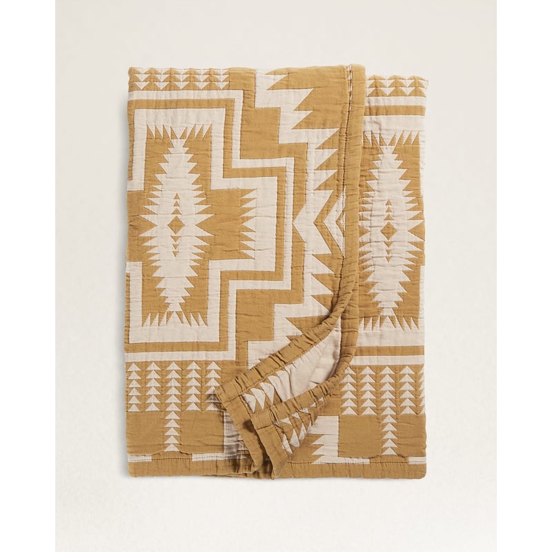 Pendleton Matelasse Cotton Quilted Blanket