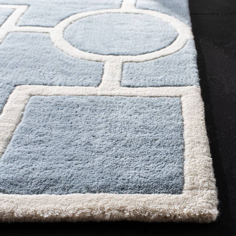 SAFAVIEH Handmade Chatham Alkinoi Modern Moroccan Wool Rug