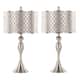 Option Brushed Nickel/Grey Textured Linen