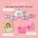 preview thumbnail 2 of 5, My First Tea Party Gift Set, 12-Piece Set Includes Book, Tea Set, Hat, and Purse