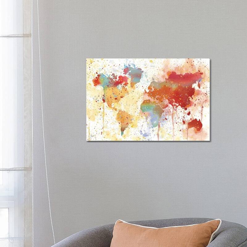 iCanvas "Traveled The World" by Nan Canvas Print - 18x26x1.5