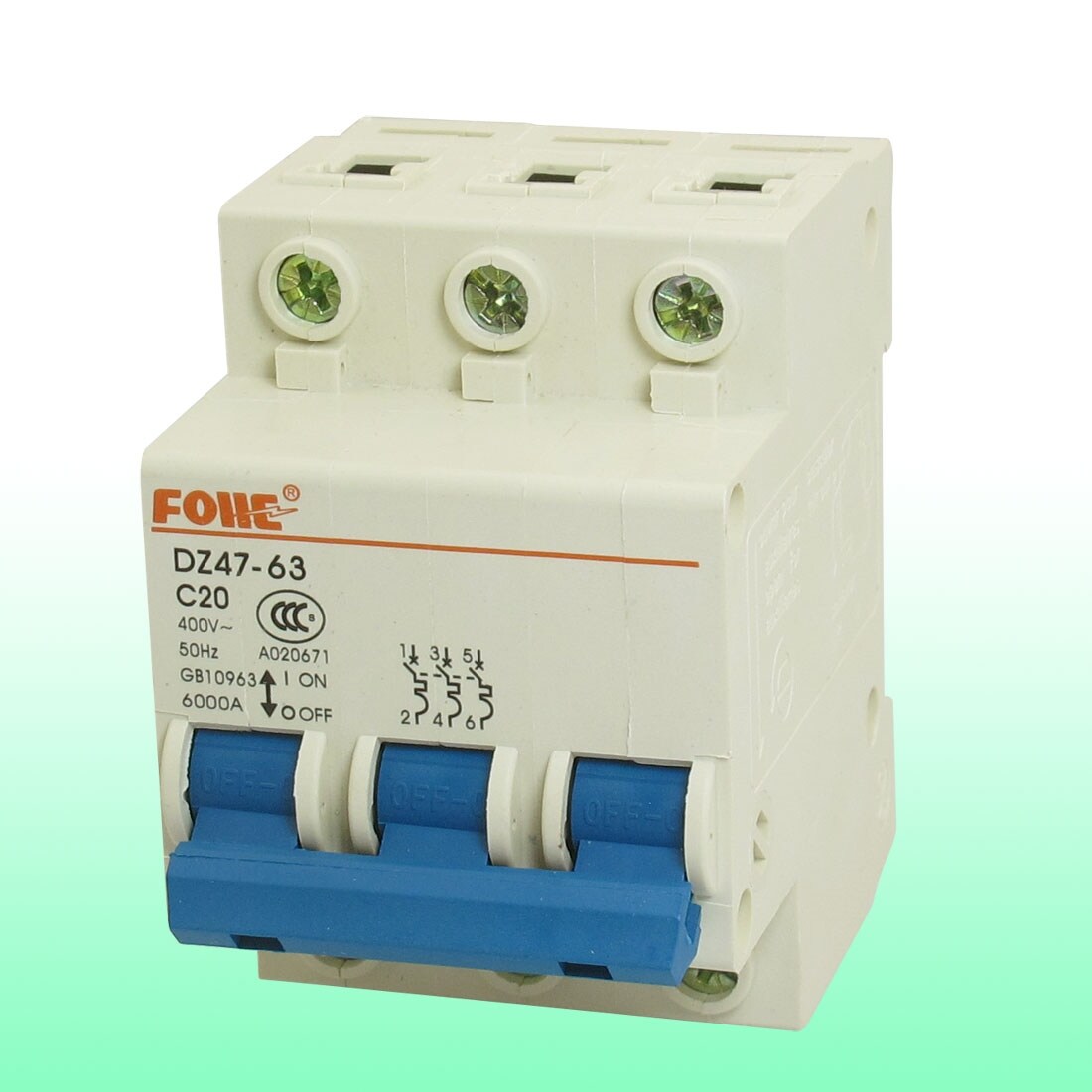 MINIBLUE　ヨンファ　3点セット AC-400V-20A-3-Pole-3P-On-Off-