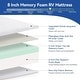 preview thumbnail 6 of 4, 8 in. Premium Cool Green Tea/Gel Memory Foam Extra Firm Mattress with Tencel Cover