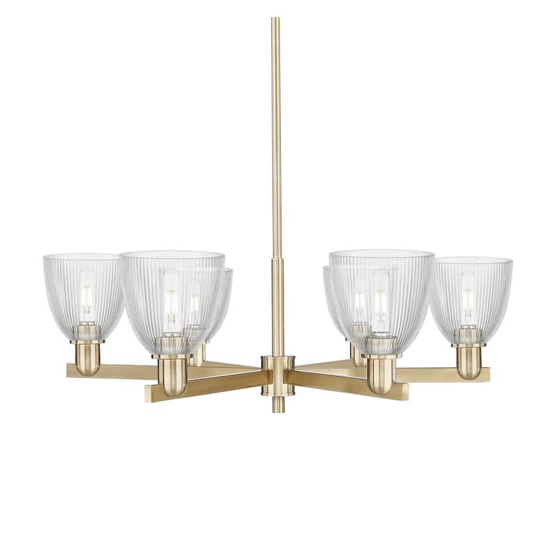 Innovations Lighting 716-6CR-11-36 Castile Chandelier Castile 6 Light - Champagne Bronze / Clear
