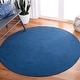 preview thumbnail 141 of 174, SAFAVIEH Handmade Braided Country Casual Lavada Rug 3' Round - Blue