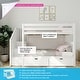 preview thumbnail 16 of 20, Max and Lily Twin over Twin Staircase Bunk Bed with Storage Drawers