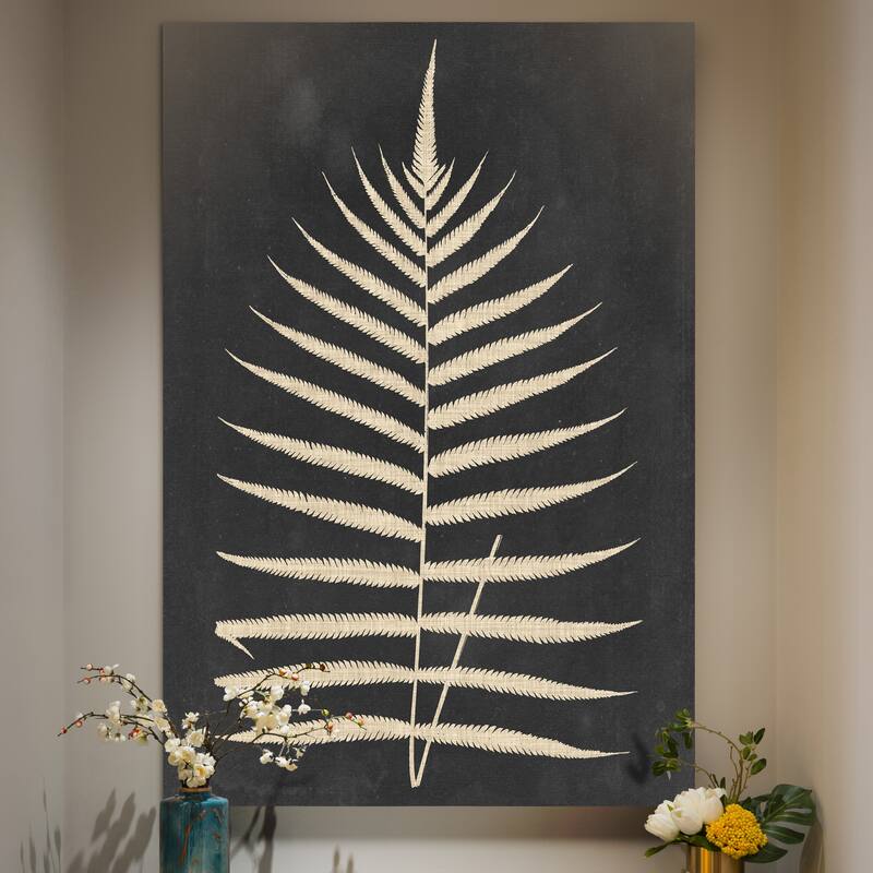Linen Fern III -Premium Gallery Wrapped Canvas