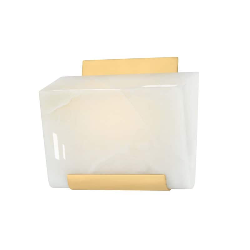 Hudson Valley Lighting 3541 Fairfield 7" Tall LED Wall Sconce with - Aged Brass