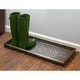 preview thumbnail 19 of 20, Double Circles Galvanized Steel Boot Tray by Good Directions
