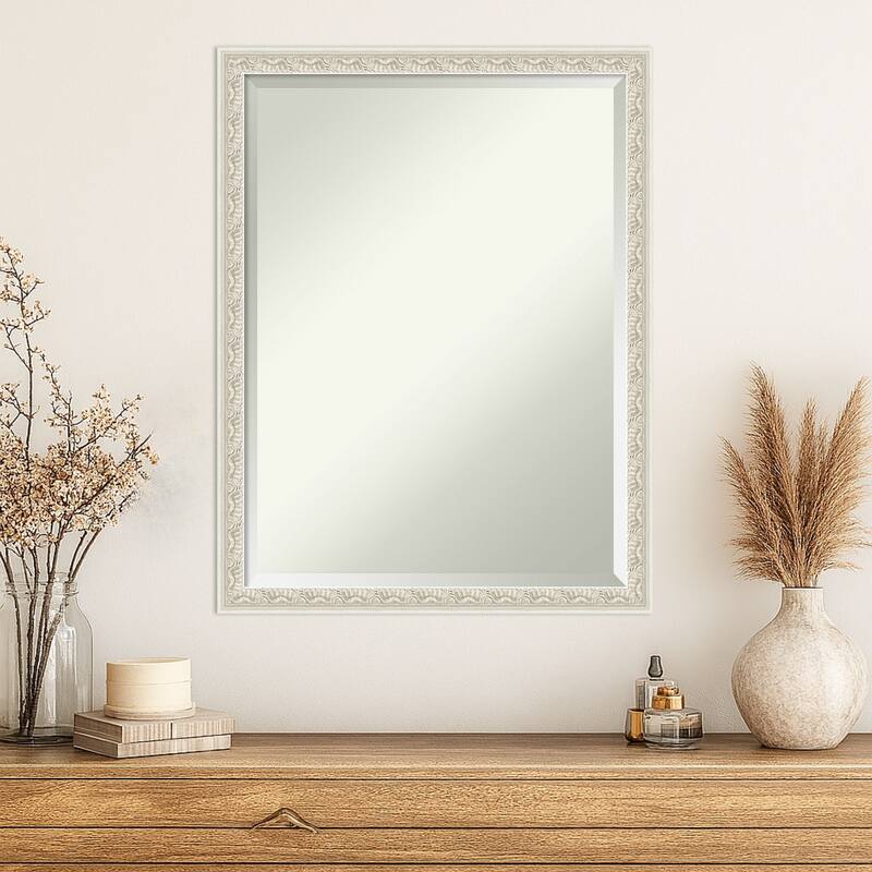 Bethany Beveled Wood Framed Wall Mirror