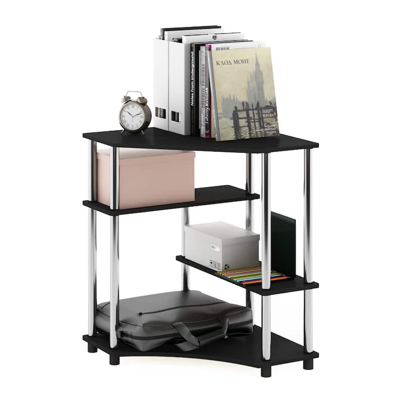 Furinno TurnNTube Space Saving Corner Desk with Shelves On Sale Bed Bath & Beyond 30630406
