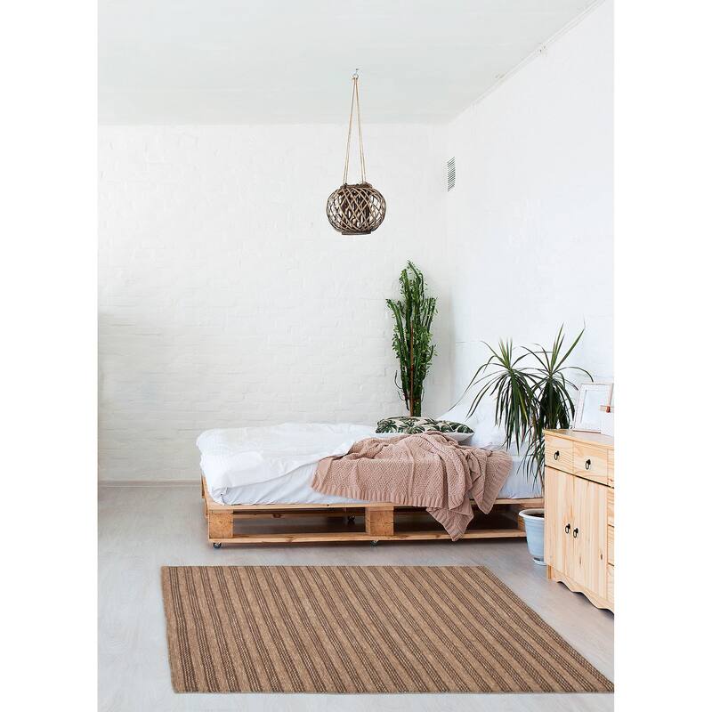 Sienna Brown Rug 5'1" x 6'6" - 5'1 x 6'6