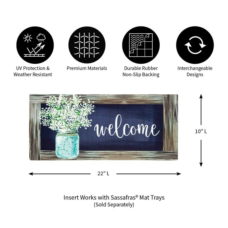 Hanging Mason Jar Sassafras Switch Mat