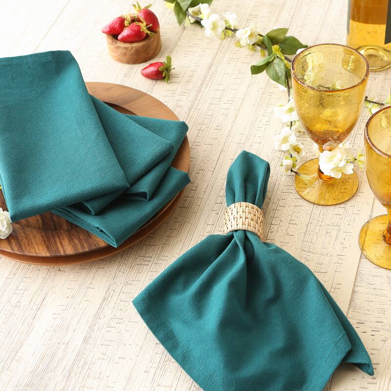 DII Solid Cotton Napkin Set/6