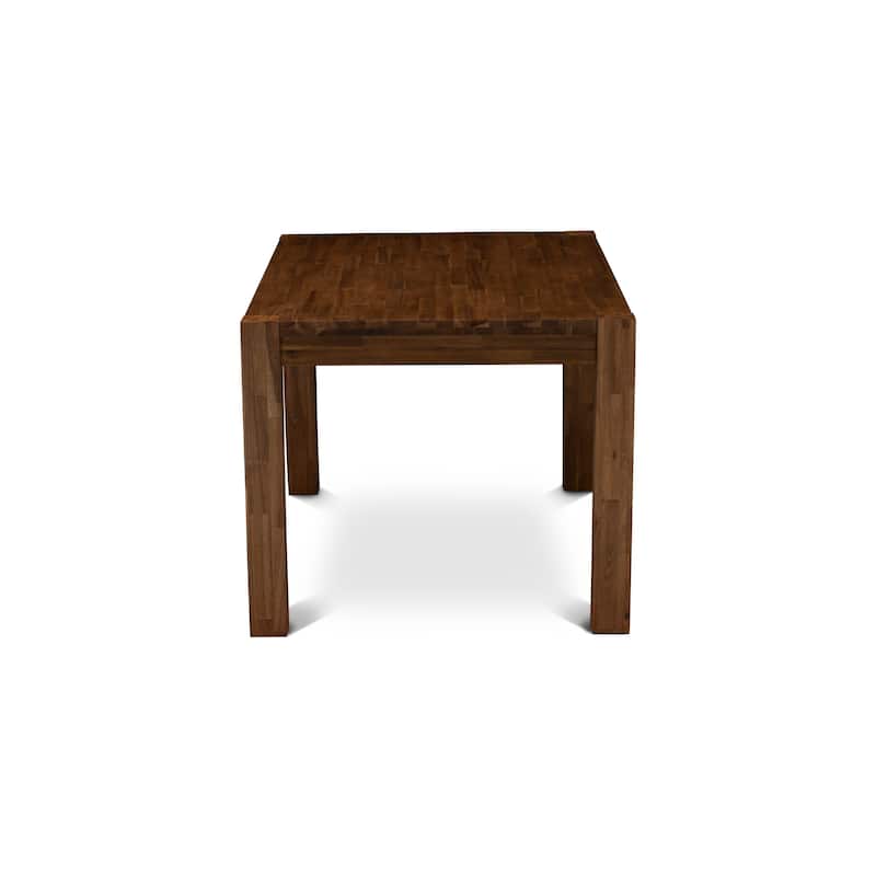 East West Furniture Celina Dining Room Table - Rectangle Rustic Farmhouse Table , 36x60 Inch, (Finish Options)