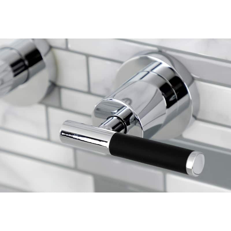 Kaiser Two-Handle Wall Mount Tub Faucet