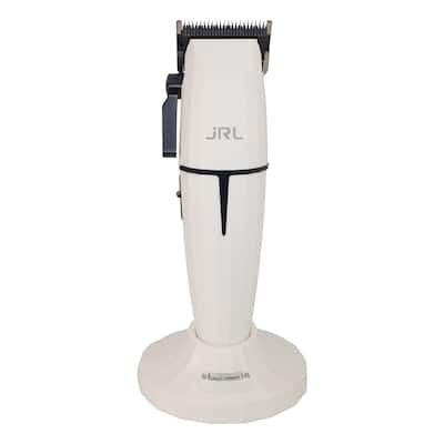 JRL GHOST Professional Cordless Hair Clipper - White (Dual Voltage) 2020C-B-W