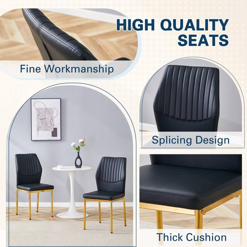Luxurious Ergonomic Dining Chair Set - Stylish and Comfortable