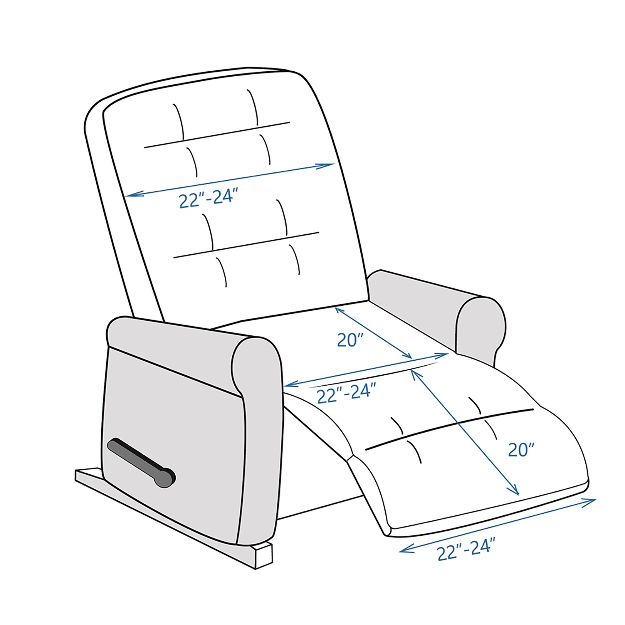 Heated chair online cover for recliner