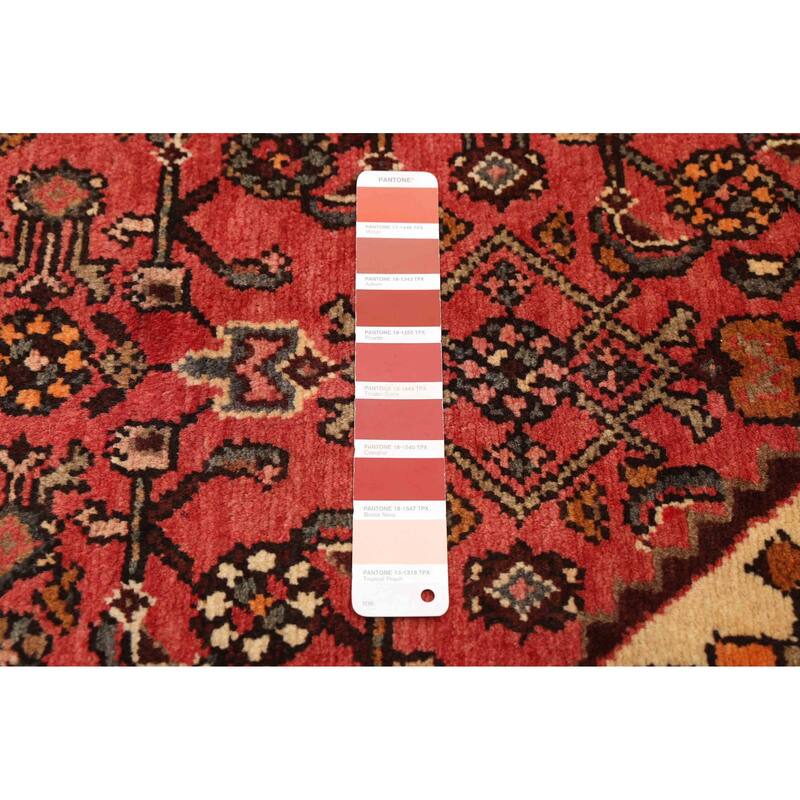 ECARPETGALLERY Hand-knotted Andelz Light Red Wool Rug - 3'11 x 5'8