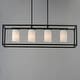 preview thumbnail 7 of 6, Maxim 10288 Lateral 4 Light 36" Wide Pillar Candle Linear Pendant
