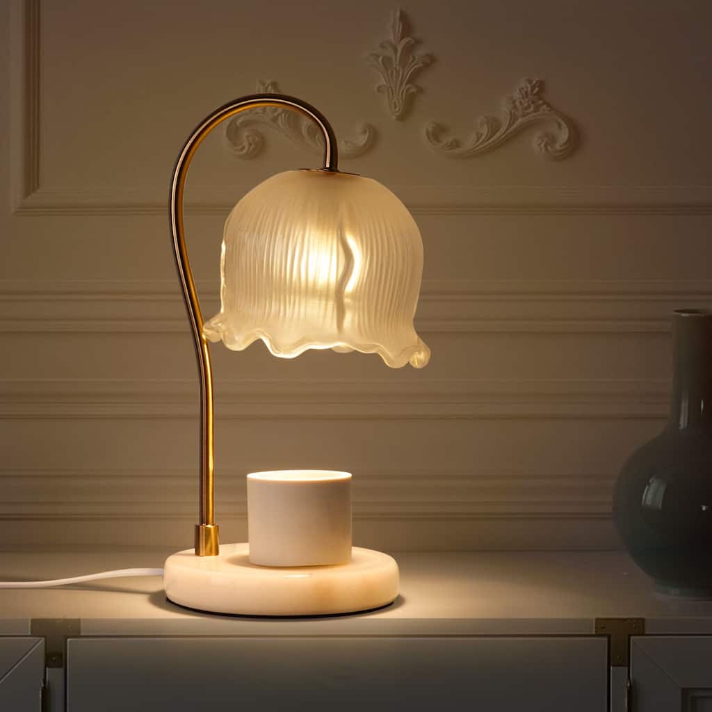 Marble Candle Warmer Lamp with Timer Table lamp